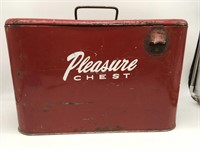 Vintage Pleasure Chest Travel Cooler