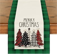 SEALED-Christmas Trees Merry Xmas Table Runner