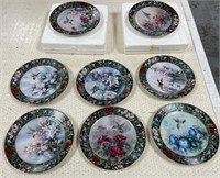 8 Hummingbird Plates