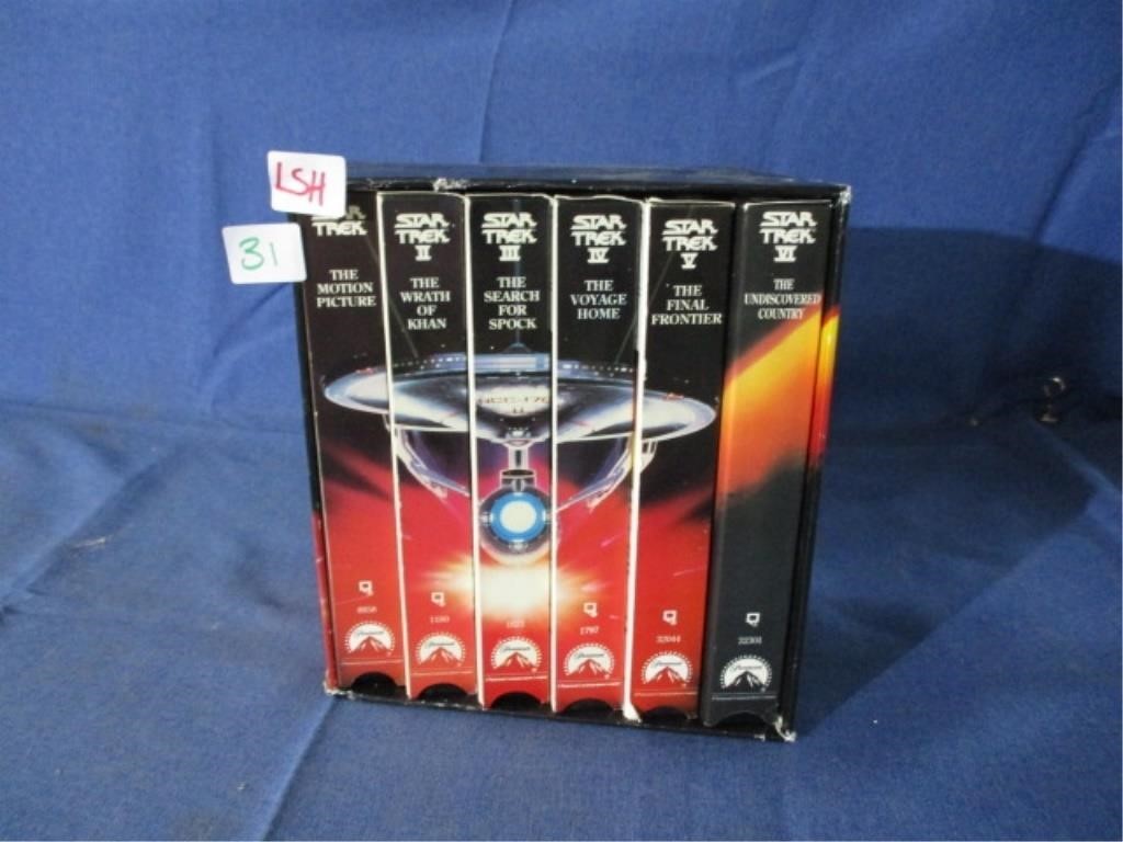 Star trek VHS Set .