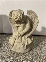 CEMENT ANGEL YARD DECORATIONS - 12" TALL