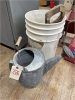 Galvanized Watering Can - Flower Pot - Misc