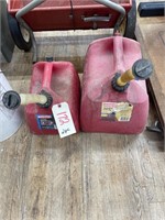 2 Plastic Gas Cans