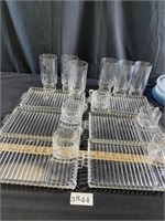 Vintage Bridge Dishes & drinking Glasses The