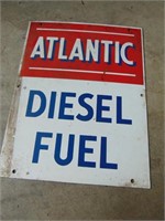 Atlantic diesel fuel pump sign