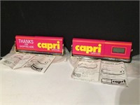 (2) Capri Super Slims Cigarettes Cash Register