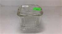 (1) glass refrigerator dish