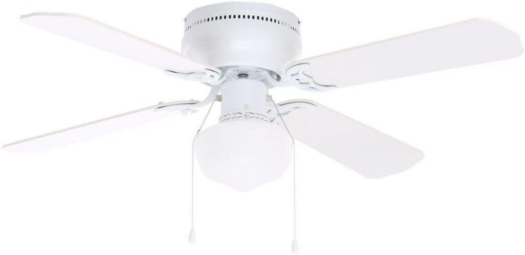 Littleton 42 In. Led  White Ceiling Fan