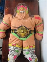 Vintage Tonka Ultimate Warrior Wrestling Pillow