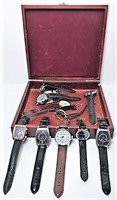Large Box of  Assorted Men's'  Watches
