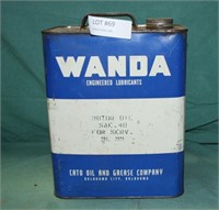 WANDA OIL GREASE CAN