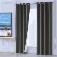 2-Pk 52" x 90" Couture - Hudson Blackout Curtain