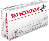 Winchester Ammo Q4238 USA  40 SW 180 gr Full Metal
