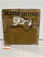 Original MASSEE Batteries POS Dealership Sign