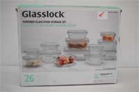 GLASSLOCK STORAGE SETS - 26 PC