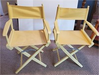 Director Style Chairs (2)