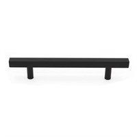 (12) Cabinet Bar Pull, Black, 8" Length