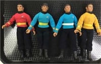 (4) 1970’s Mego Star Trek Action Figures