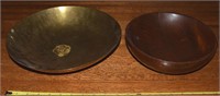 Brass & Wooden bowl lot