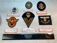 ASSORTED GERMAN WWII PATCHES
