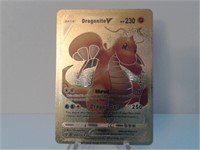 Pokemon Card Rare Gold Dragonite V