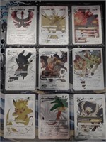 Pokemon Cards Rare Silver Holos in Sheet