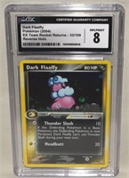 Pokemon Card CGC 8 Dark Flaaffy 2004 EX Team
