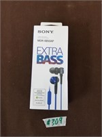 NEW Sony extra bass ear buds