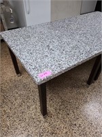 Granite Square Table in Kitchen