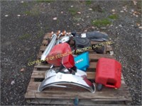 LOT OF MOTORCYCLE PARTS