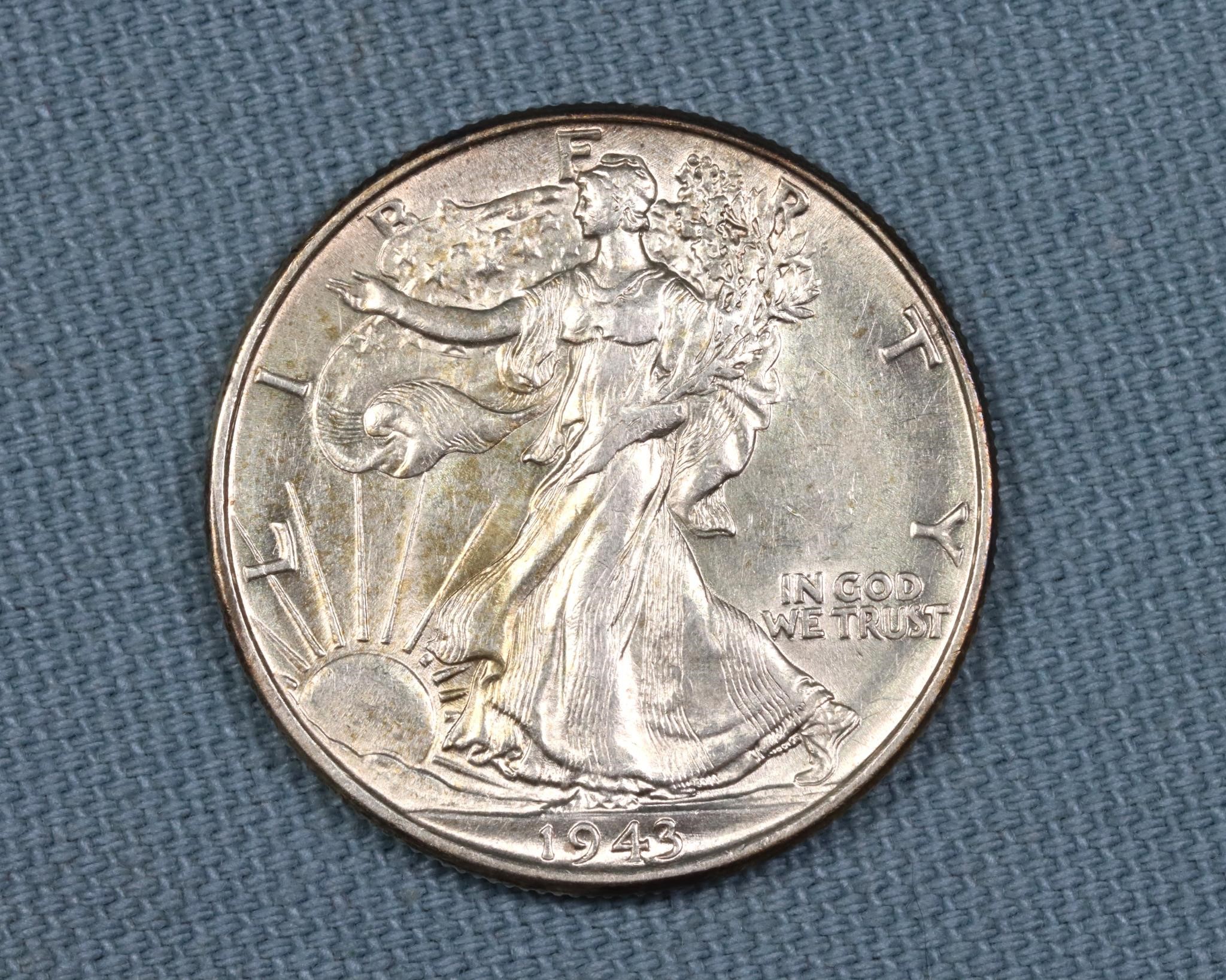 1943 Walking Liberty Half Dollar