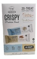 Genius Gourmet Crispy Protein Treat, 20-Treat