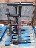 BARBELL WEIGHT PLATE RACK