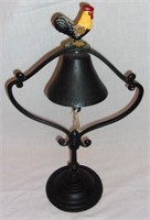 Rooster cast iron dinner bell.