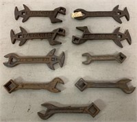 lot of 9 Wrenches,H&D,Farquhar,Others