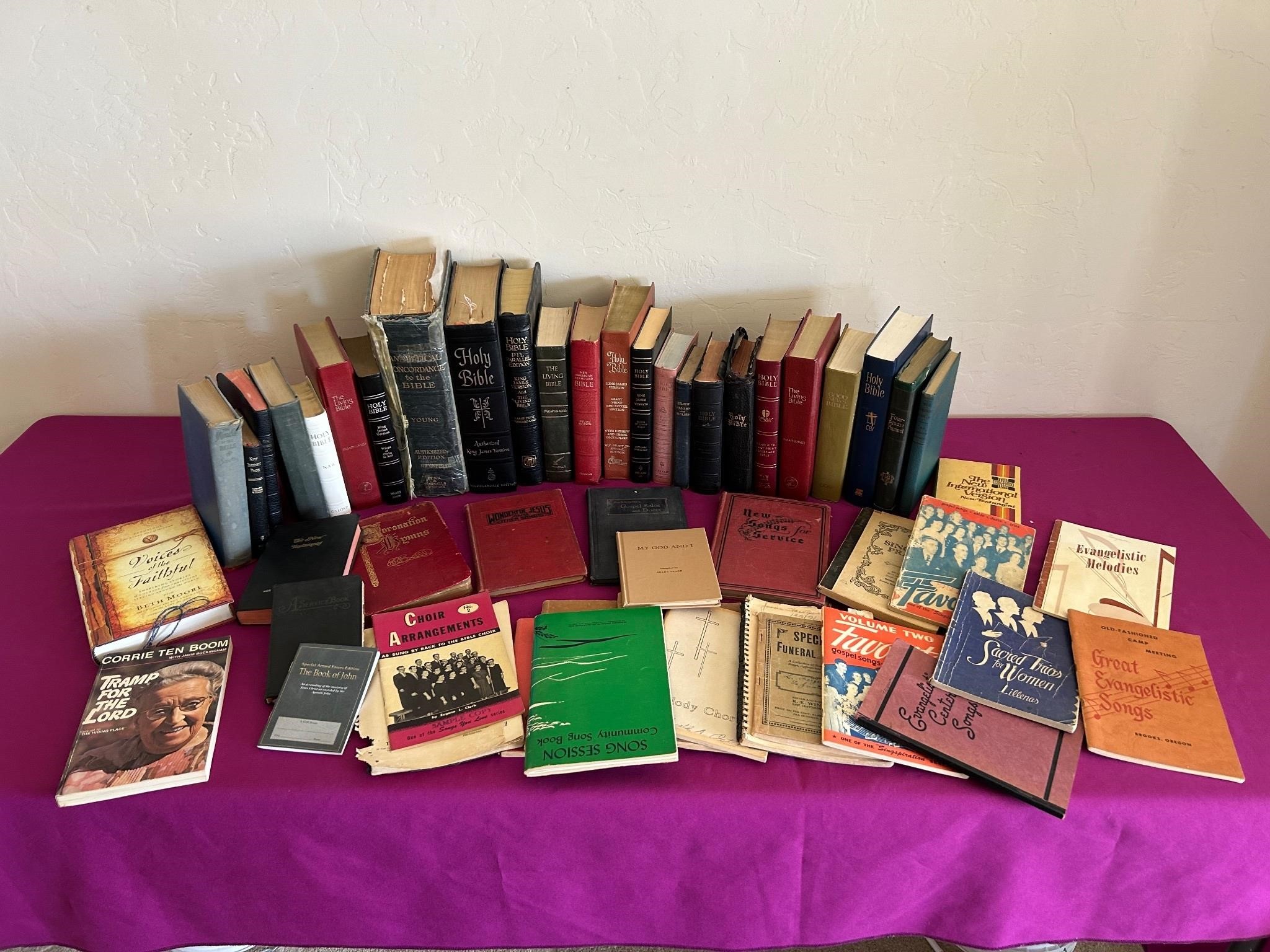 Vintage & Antique Bibles, Gospel Books, Songs +