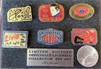 Elvis Presley collectors pin set