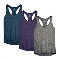 icyzone Workout Tank Tops for Women - Racerback