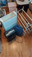 Paper shredder, shoe rack &more