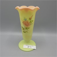 Burmese HP 5" vase- Walrath