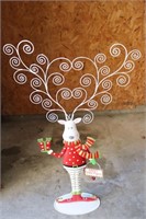 Reindeer Metal Christmas Card Holder