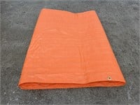 Orange tarp