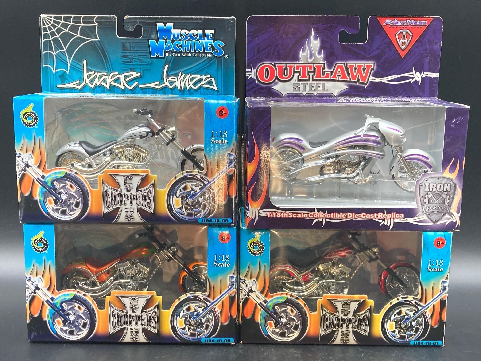 West Coast Choppers 1:18 Motorcycle Diecasts