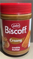 In date Biscoff creamy cookie butter! Nut free.