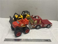 Lot Of Vehicles-Metal Fire Truck etc