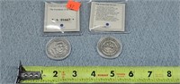 2- Presidential $10 Coins