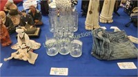 17 ANCHOR HOCKING CLEAR DRINKING GLASSES