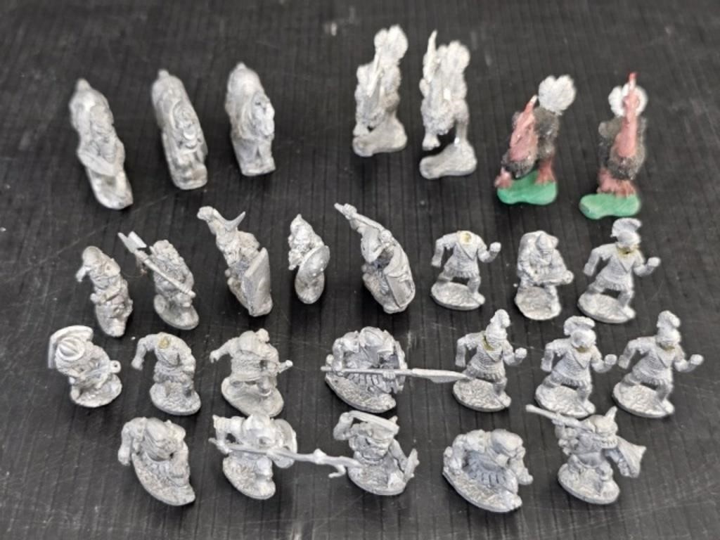 27 LEAD MINIATURES BY RAFM - MOSTLY 1980'S