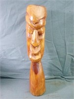 Beautiful African Wooden Art Measures 18" Height