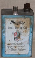 Maytag 1 gal Multi-Motor Oil can, NO CAP, paint